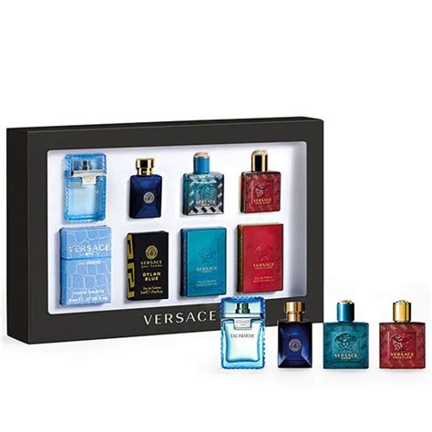 miniature versace|versace mini perfume set men.